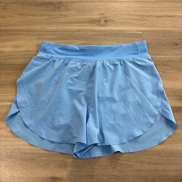 lululemon athletica Pants - Lululemon Fast and Free Reflective High-Rise Short 3" Aero Blue Women Size 8
